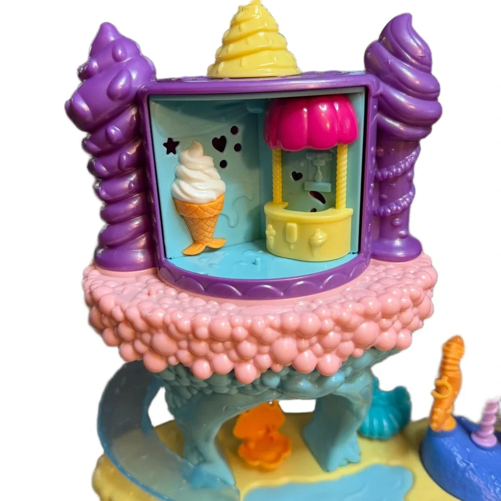 Mattel Polly Pocket Hidden Hideouts Mermaid Cove Playset‎ Purple Pink GFR04